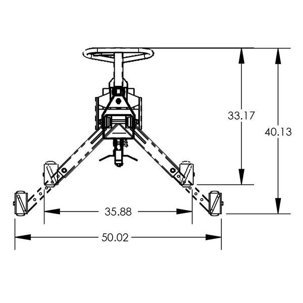 Barrel Hawk III Drum Lift, w/Beak Attach