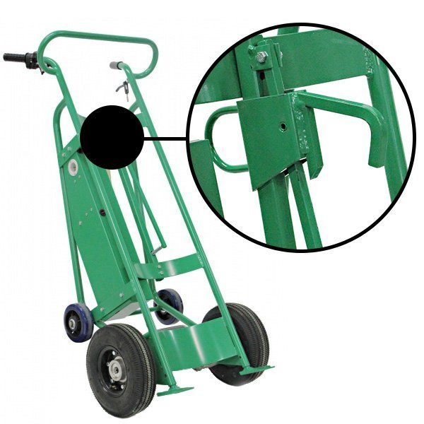 Powered Hand Truck, 800 lb, w/Pneumatic Wh