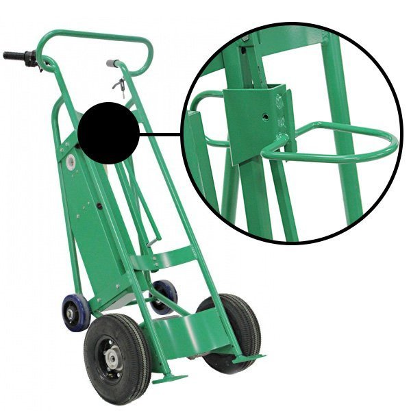Powered Hand Truck, 800 lb, w/Pneumatic Wh