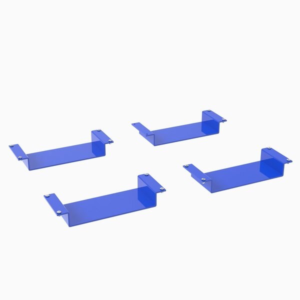 Fork Pockets, for Security Cart, Blue