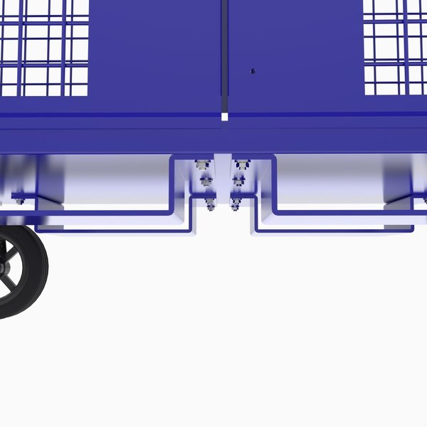 Fork Pockets, for Security Cart, Blue