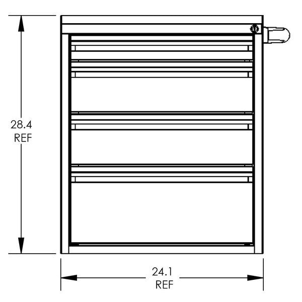 Garage Mobile Cabinet, 24