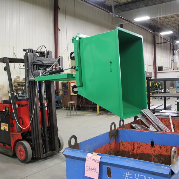 Fork Lift Dumper Attachment, Ez Dump