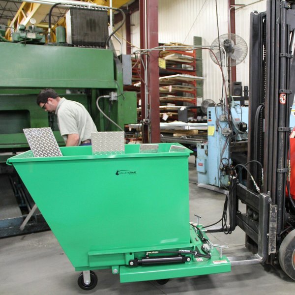 Fork Lift Dumper Attachment, Ez Dump