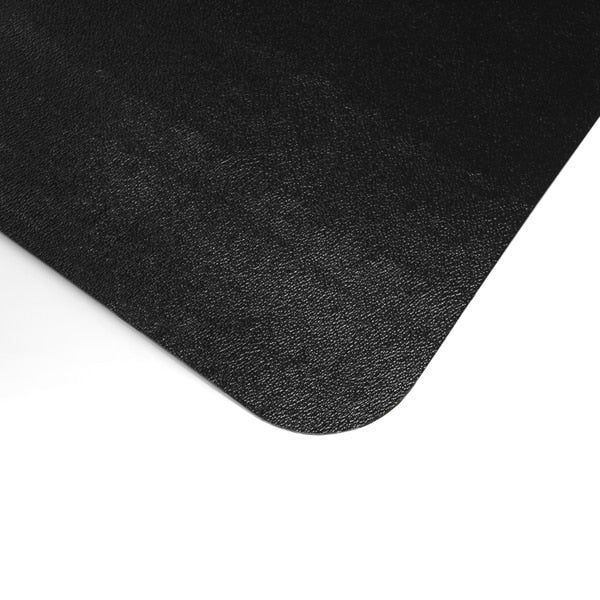 Chair Mat for Hard Floor, Rectangular, Bla