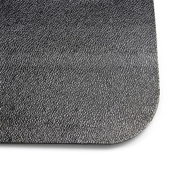 Chair Mat for Hard Floor, Rectangular, Bla