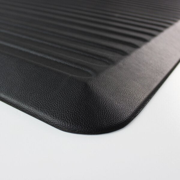 Anti-Fatigue Mat, Black, 67 in L x 23 in W, Polyurethane, 0.9 in Thick