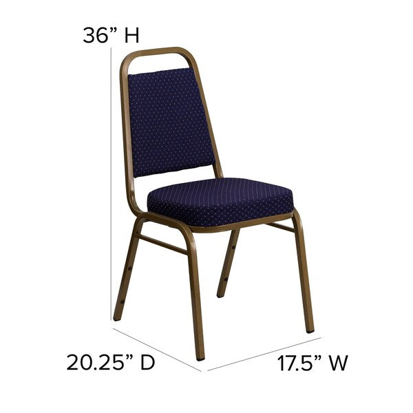 NavyBanquet Chair, 20-1/4