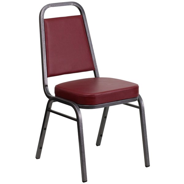BurgundyBanquet Chair, 20-1/4