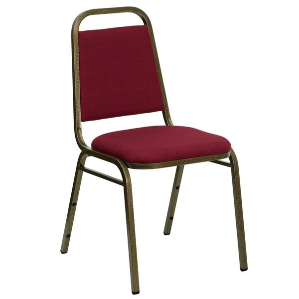 BurgundyBanquet Chair, 20-1/4