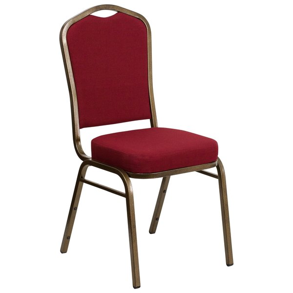 BurgundyBanquet Chair, 20-1/4