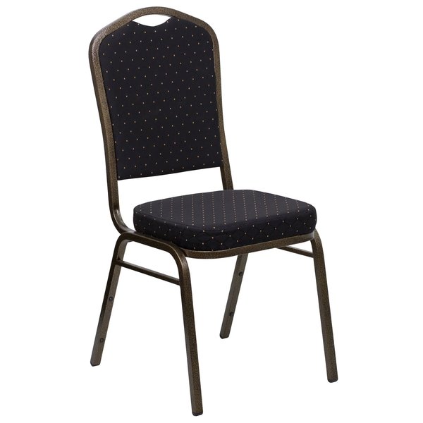 BlackBanquet Chair, 20-1/4