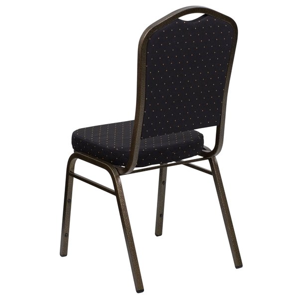 BlackBanquet Chair, 20-1/4