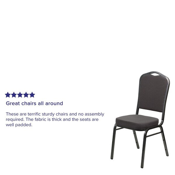 GrayBanquet Chair, 20-1/4