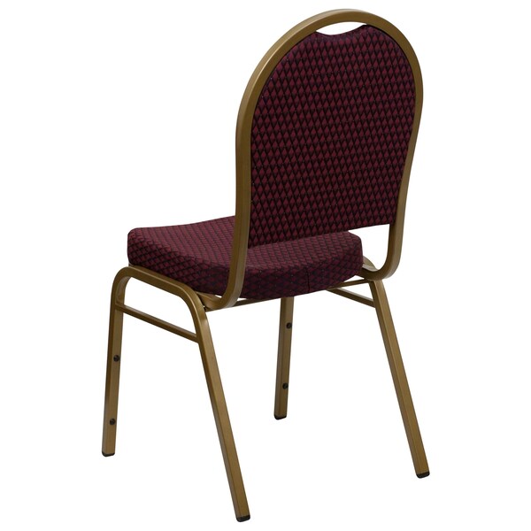 BurgundyBanquet Chair, 20-1/4