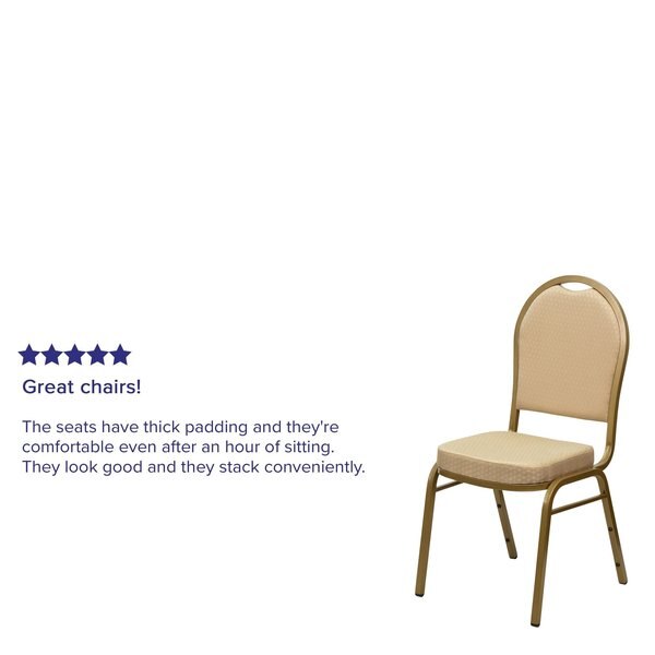 BeigeBanquet Chair, 20-1/4
