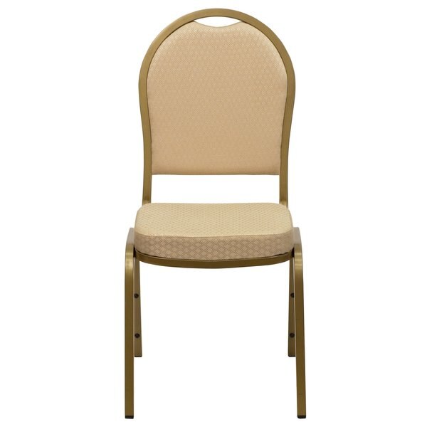 BeigeBanquet Chair, 20-1/4