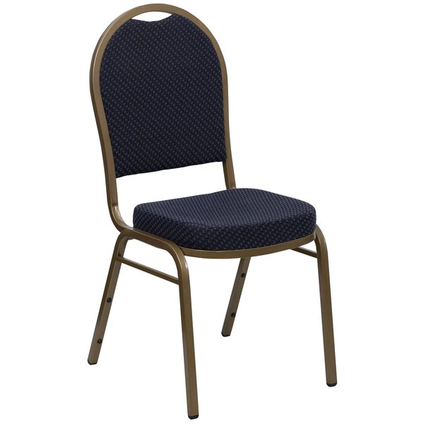 NavyBanquet Chair, 20-1/4