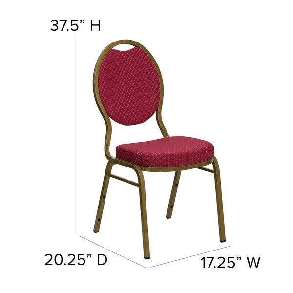 BurgundyBanquet Chair, 21