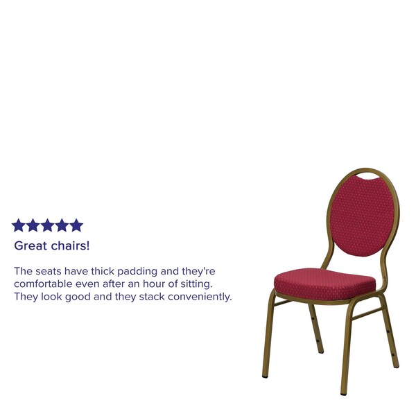 BurgundyBanquet Chair, 21