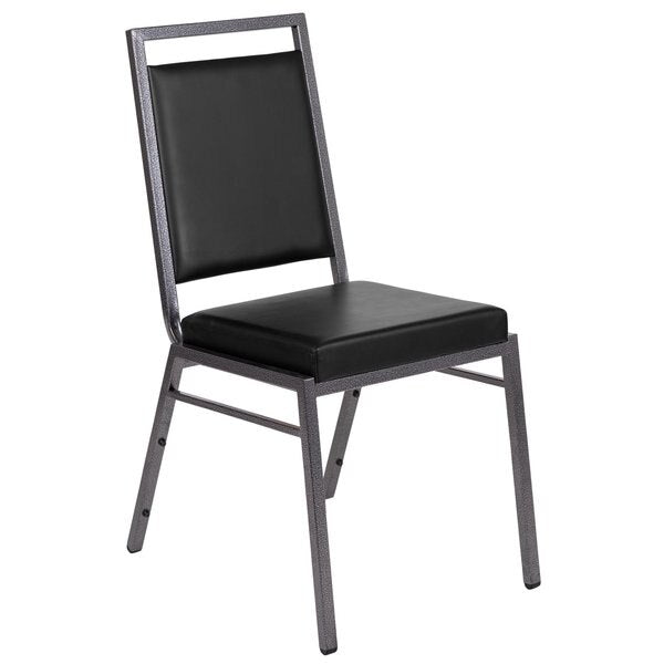 Black Vinyl Banquet Chair