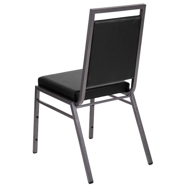 Black Vinyl Banquet Chair