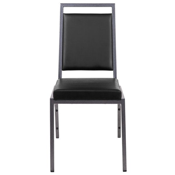 Black Vinyl Banquet Chair