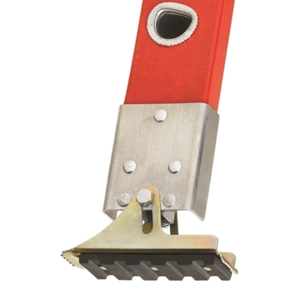12 ft. Straight Ladder, Fiberglass, 12 Steps, Orange Finish