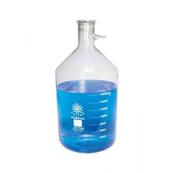 Filtering Bottle, Borosilicate Glass, 10
