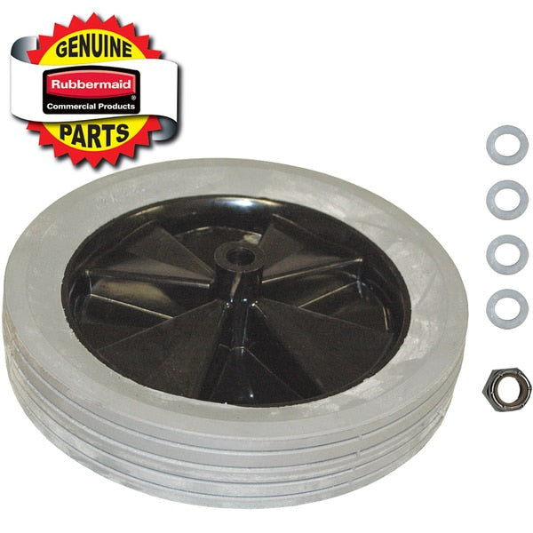 Wheel W/Hardware, For 3/4 Cubic Yard Rub
