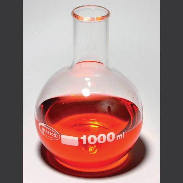 Boiling Flask, Flat Bottom, Borosil, PK 6