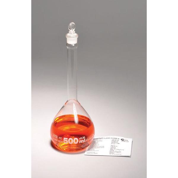 Volumetric Flask, Class A, Glass Stopper