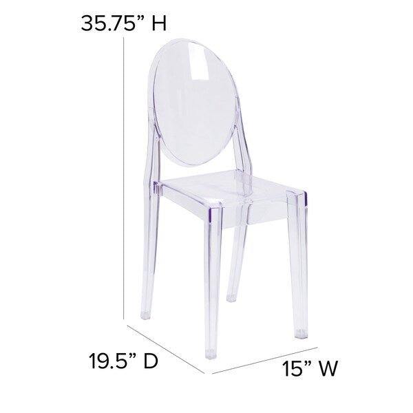 Clear Stacking Side Chair