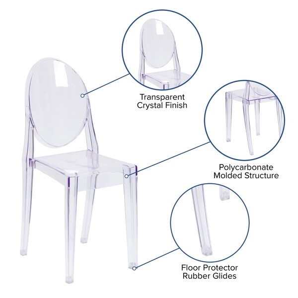 Clear Stacking Side Chair