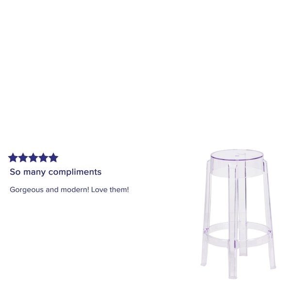 Transparent Stool, 25.75