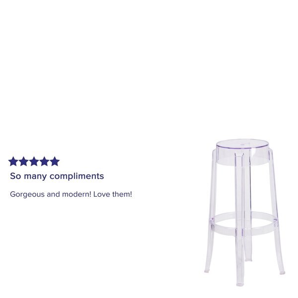 Transparent Barstool, 29.75