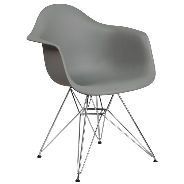 Moss Gray Chair, 24.5 W 25
