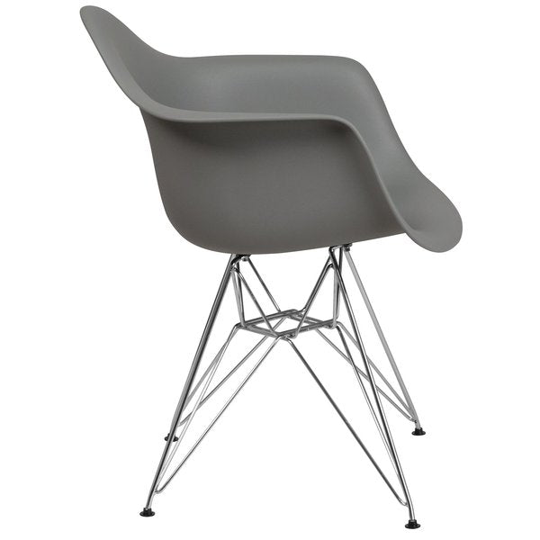 Moss Gray Chair, 24.5 W 25