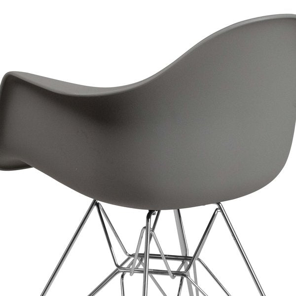 Moss Gray Chair, 24.5 W 25