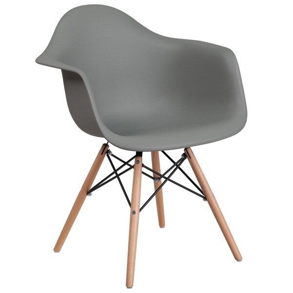 Moss Gray Chair, 24.5 W 25