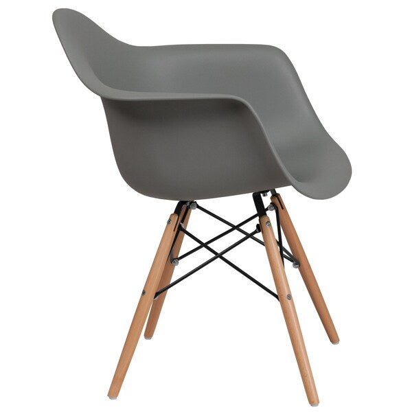 Moss Gray Chair, 24.5 W 25