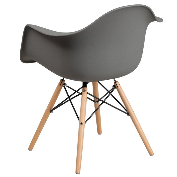 Moss Gray Chair, 24.5 W 25