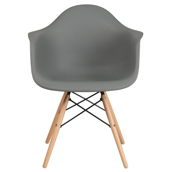 Moss Gray Chair, 24.5 W 25