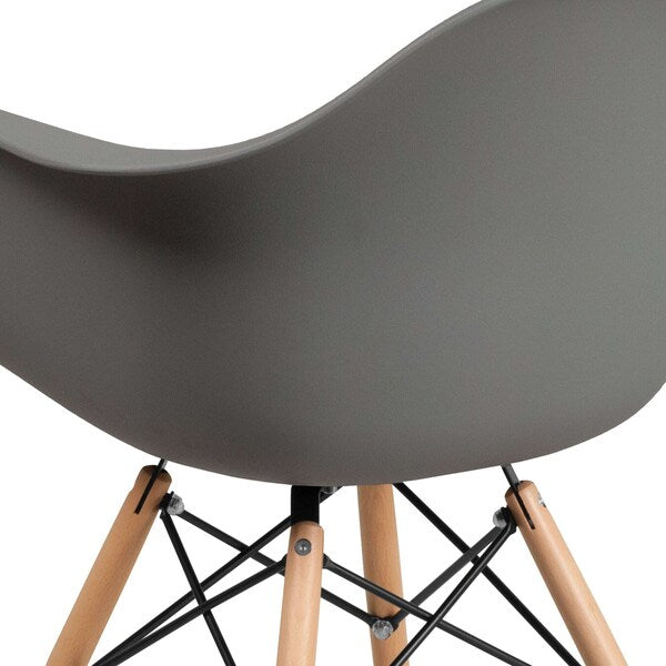 Moss Gray Chair, 24.5 W 25
