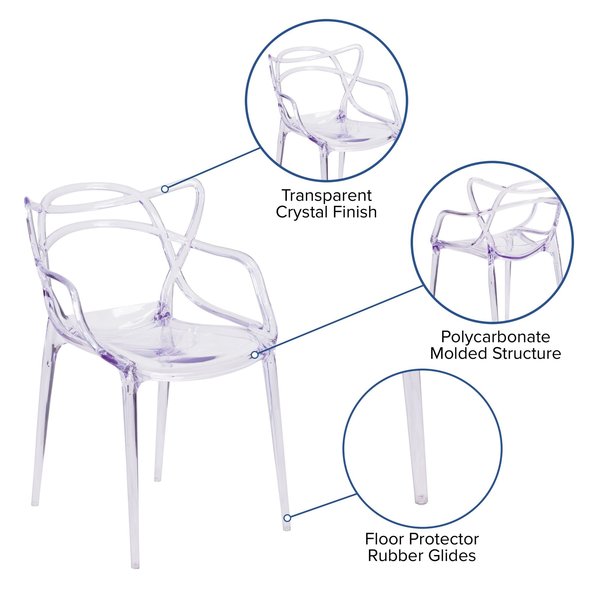 Clear Stacking Side Chair