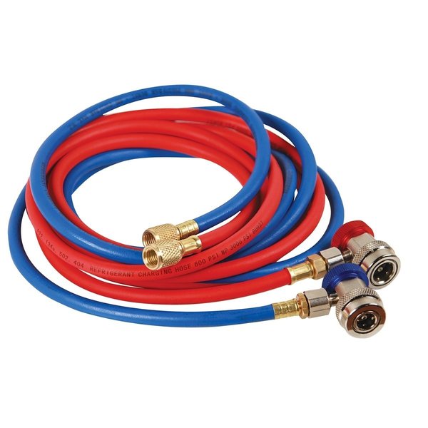 Hoses, Couplers, Red/Blue