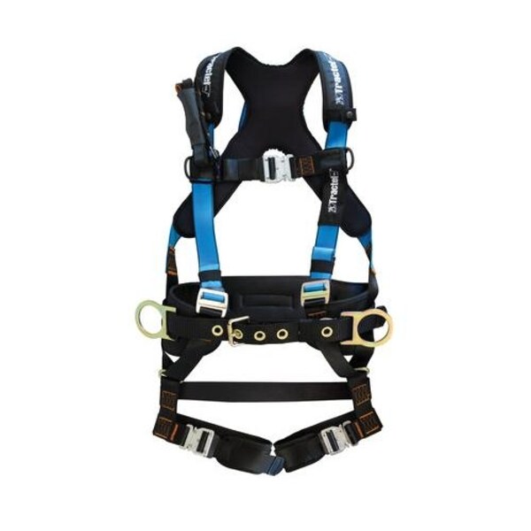 Elastrac Full Body Harness, Industrial Fall Arrest, Belt, S Size