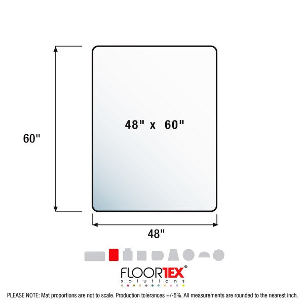 Chair Mat for Low Pile Carpet 1/4