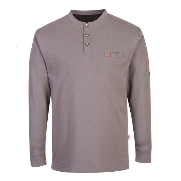 FR Antistatic Henley T-Shirt, L