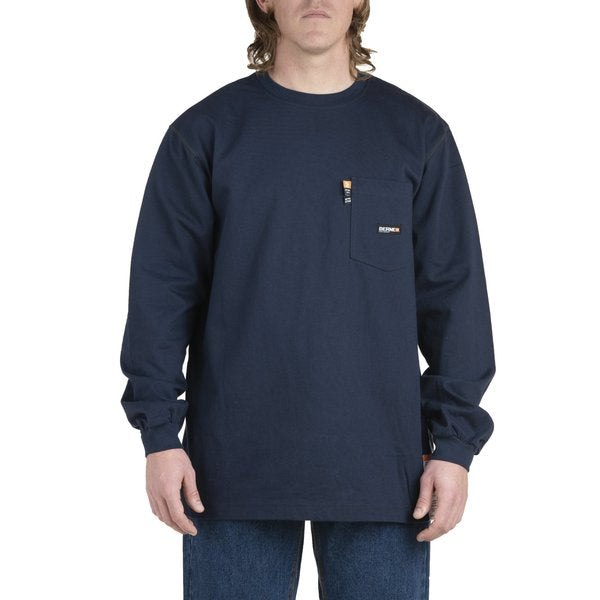 Coverall, FR, Deluxe, 4XL, Tall, Navy